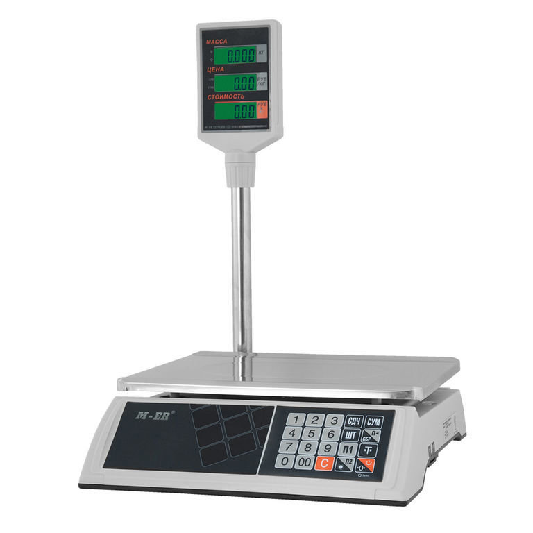 Весы М-ER 327ACР-32.5 Сeed" LED Белые (стойка)